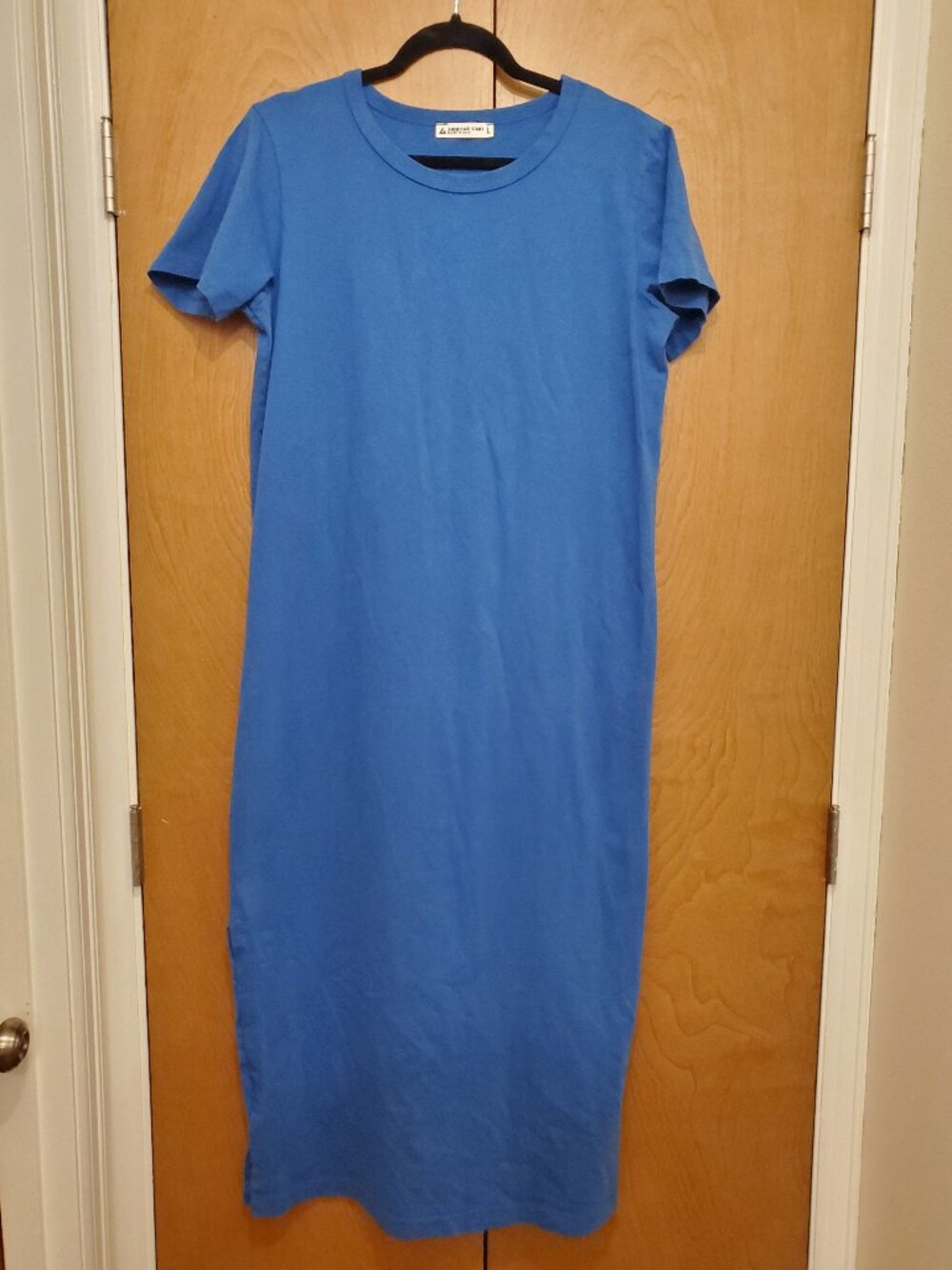 American Giant Blue Maxi Dress